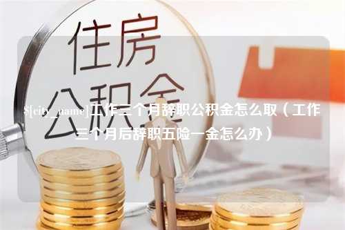 嘉峪关工作三个月辞职公积金怎么取（工作三个月后辞职五险一金怎么办）